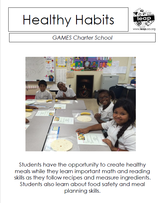 leap healthy-habits enrichment activity